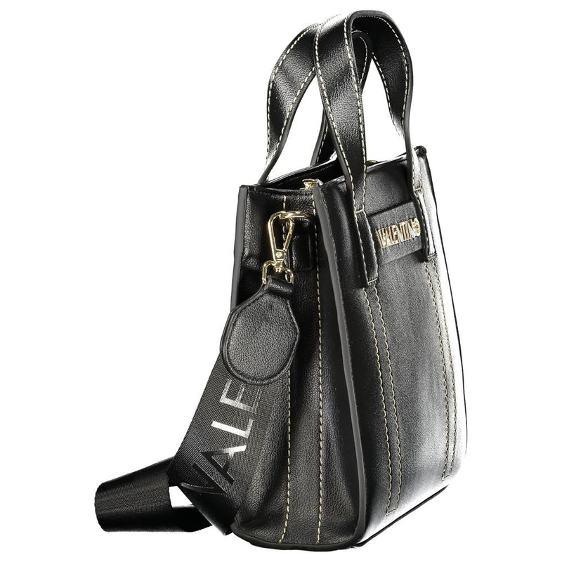 Mario Valentino Nero Polyurethane Women’s Tote Bag