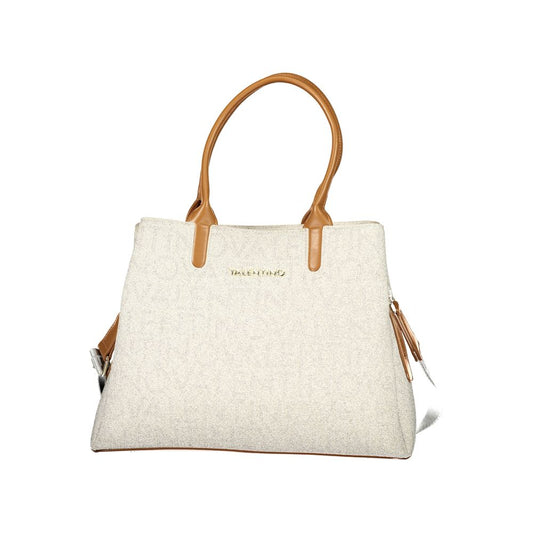 Mario Valentino Beige Polyurethane Women's Handbag