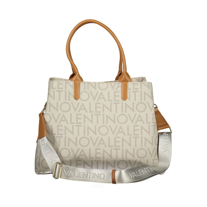 Mario Valentino Beige Polyurethane Women's Handbag