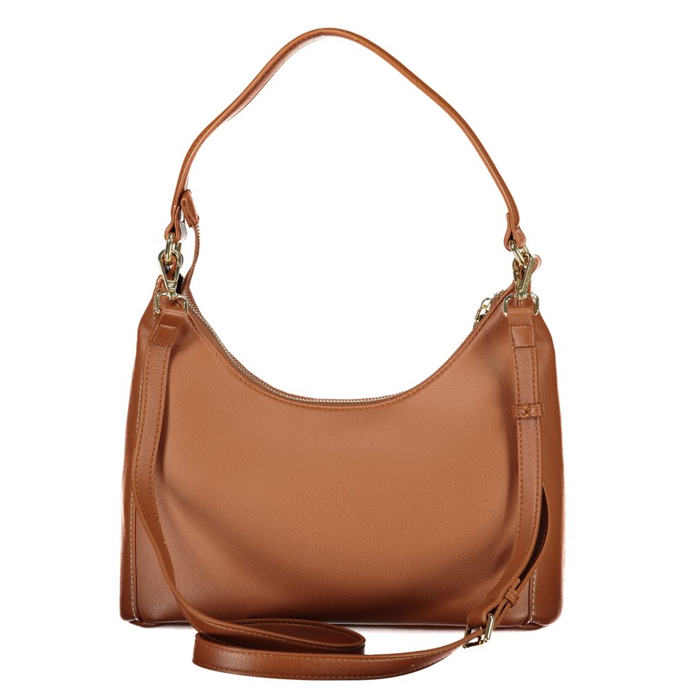 Mario Valentino Brown Polyurethane Women's Handbag