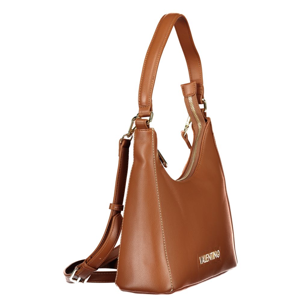 Mario Valentino Brown Polyurethane Women's Handbag