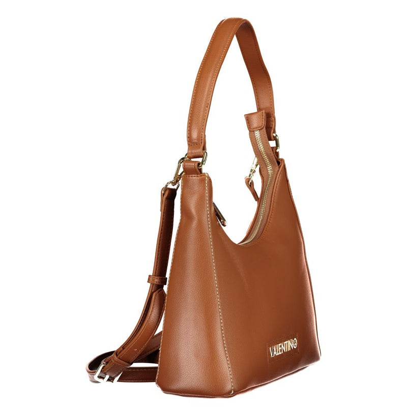 Mario Valentino Brown Polyurethane Women's Handbag