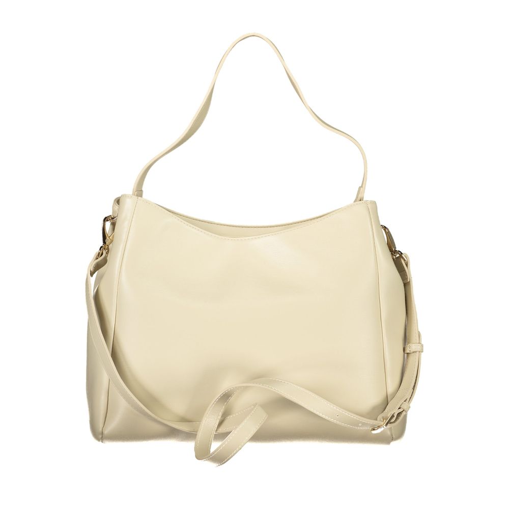 Mario Valentino Beige Polyurethane Women's Handbag