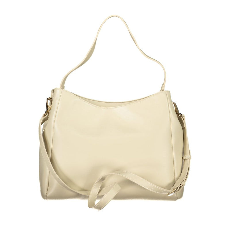 Mario Valentino Beige Polyurethane Women's Handbag