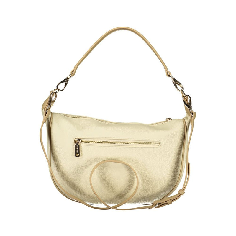 Mario Valentino Beige Polyurethane Women's Handbag