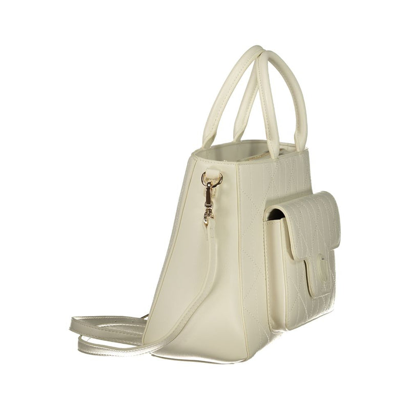Mario Valentino White Polyurethane Women's Handbag