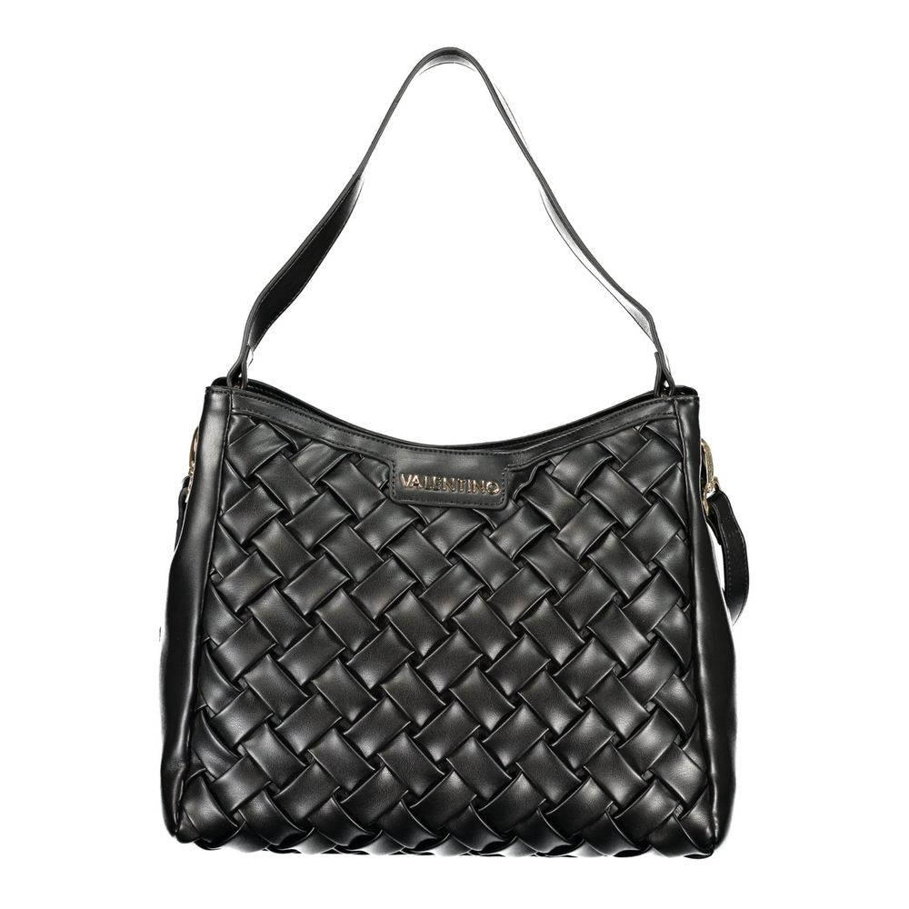 Mario Valentino Black Polyurethane Women's Handbag