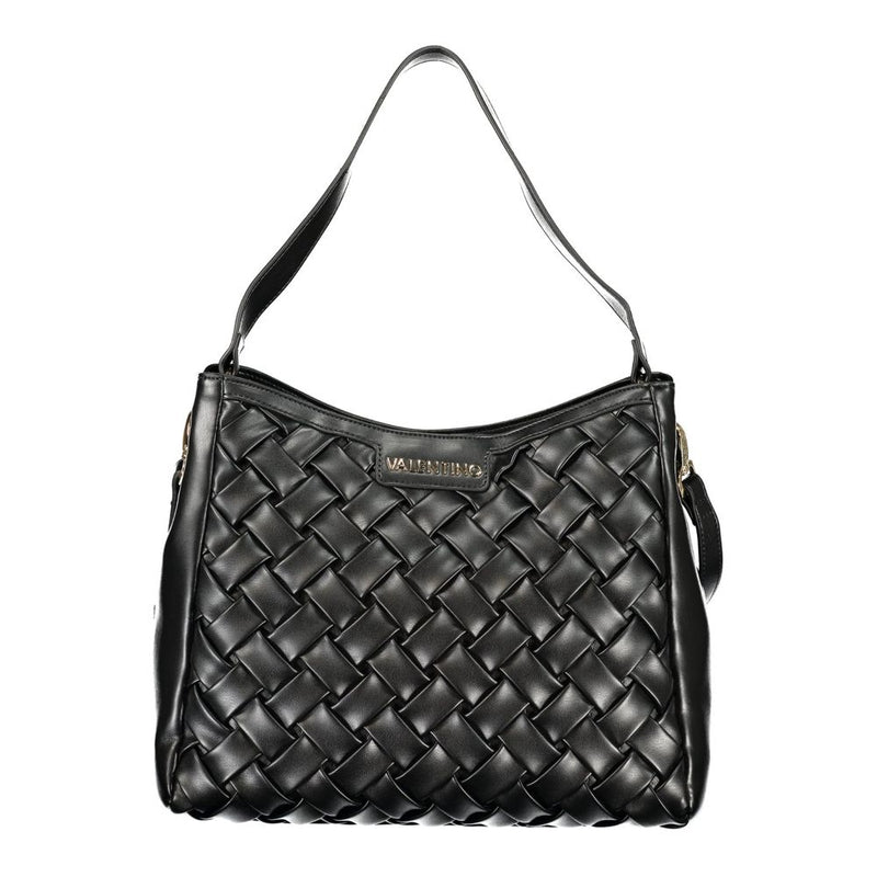 Mario Valentino Black Polyurethane Women's Handbag