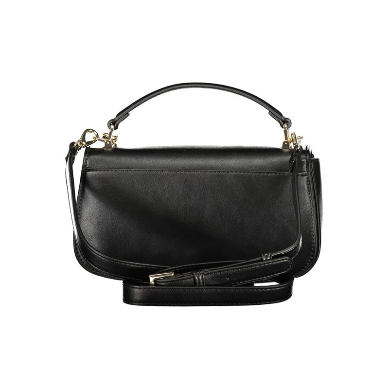 Mario Valentino Black Polyurethane Women's Handbag