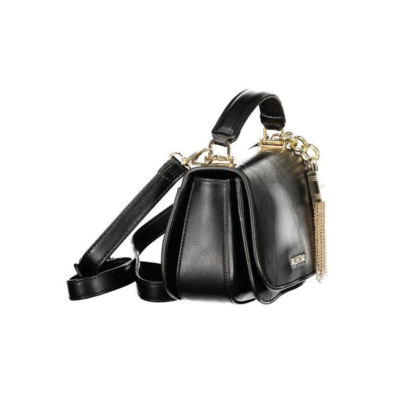 Mario Valentino Black Polyurethane Women's Handbag