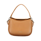Mario Valentino Brown Polyurethane Handbag for Women