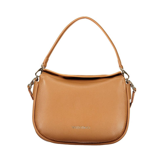 Mario Valentino Brown Polyurethane Handbag for Women