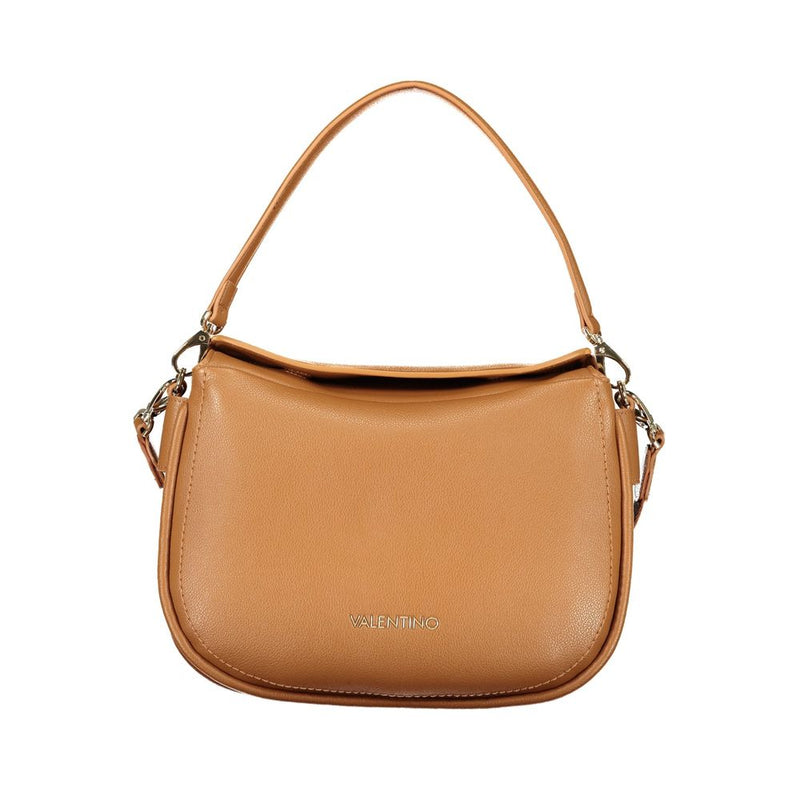 Mario Valentino Brown Polyurethane Handbag for Women