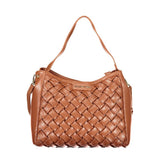 Mario Valentino Brown Polyurethane Women's Handbag