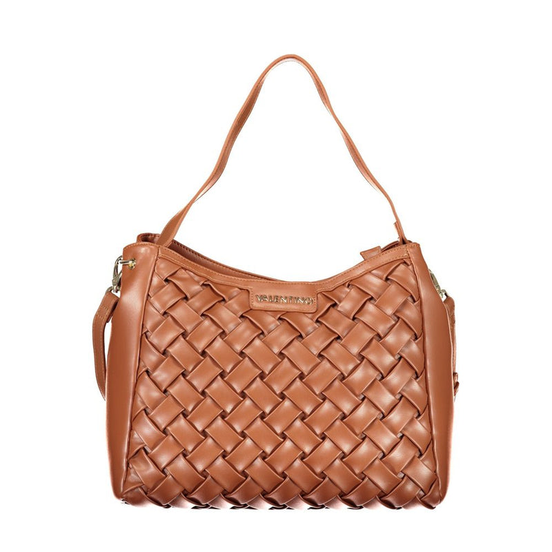 Mario Valentino Brown Polyurethane Women's Handbag