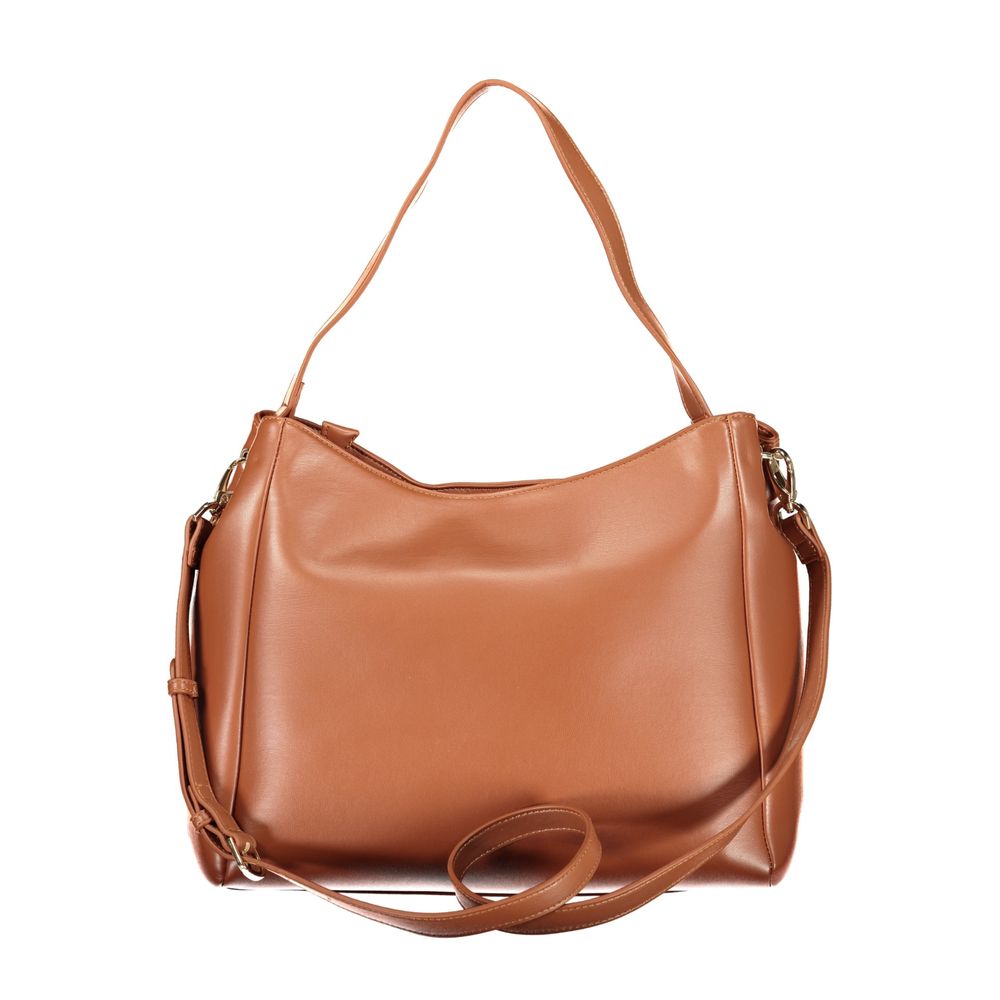 Mario Valentino Brown Polyurethane Women's Handbag