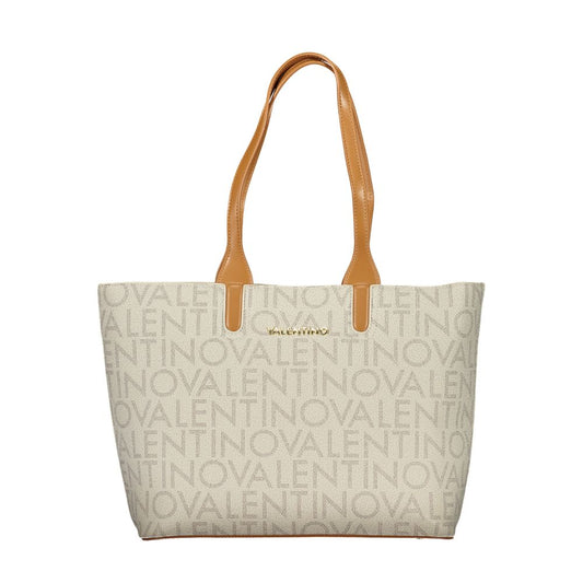 Mario Valentino Beige Polyurethane Women's Handbag