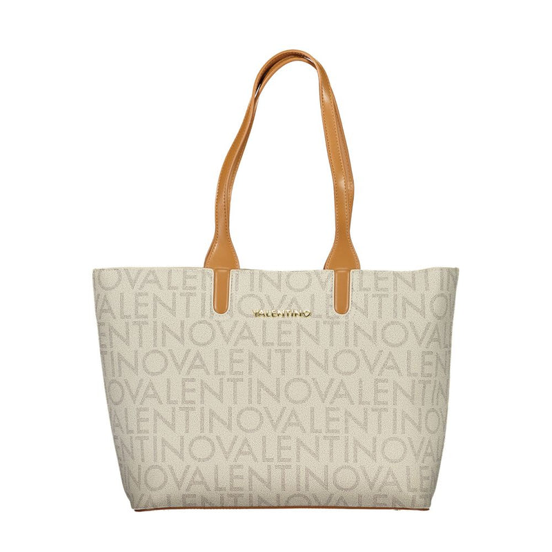 Mario Valentino Beige Polyurethane Women's Handbag