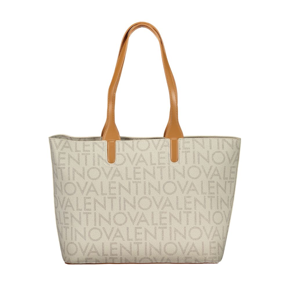 Mario Valentino Beige Polyurethane Women's Handbag