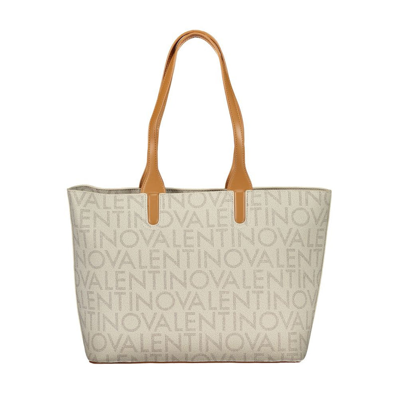 Mario Valentino Beige Polyurethane Women's Handbag