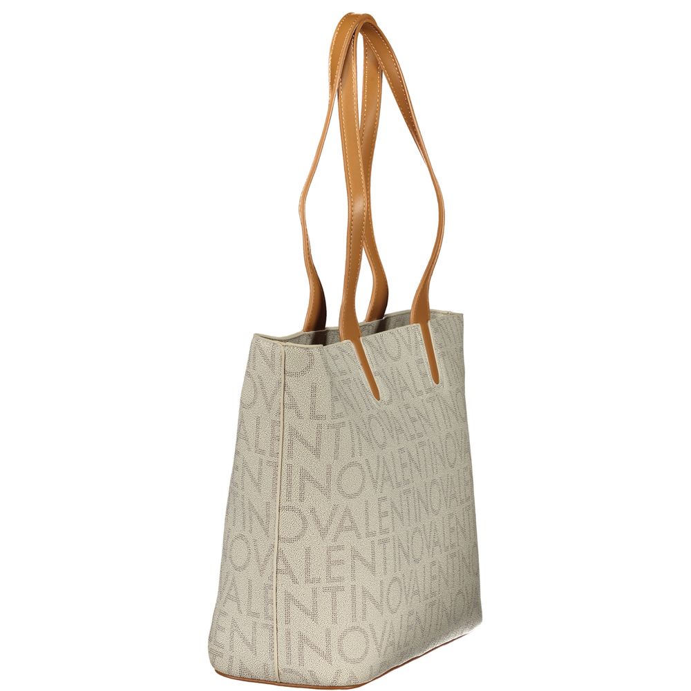 Mario Valentino Beige Polyurethane Women's Handbag