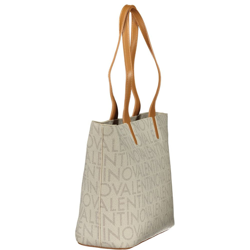 Mario Valentino Beige Polyurethane Women's Handbag
