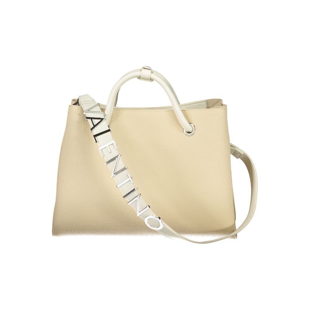 Mario Valentino Beige Polyurethane Women's Handbag