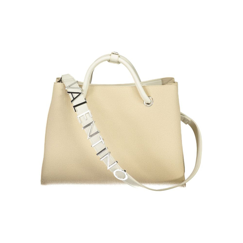 Mario Valentino Beige Polyurethane Women's Handbag