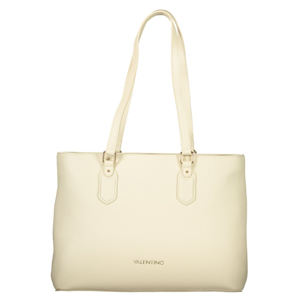 Mario Valentino Beige Polyethylene Handbag - Stylish & Functional