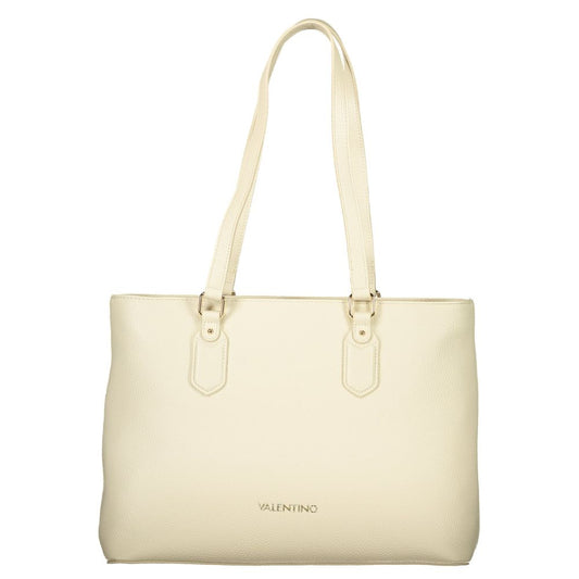 Mario Valentino Beige Polyethylene Handbag - Stylish & Functional