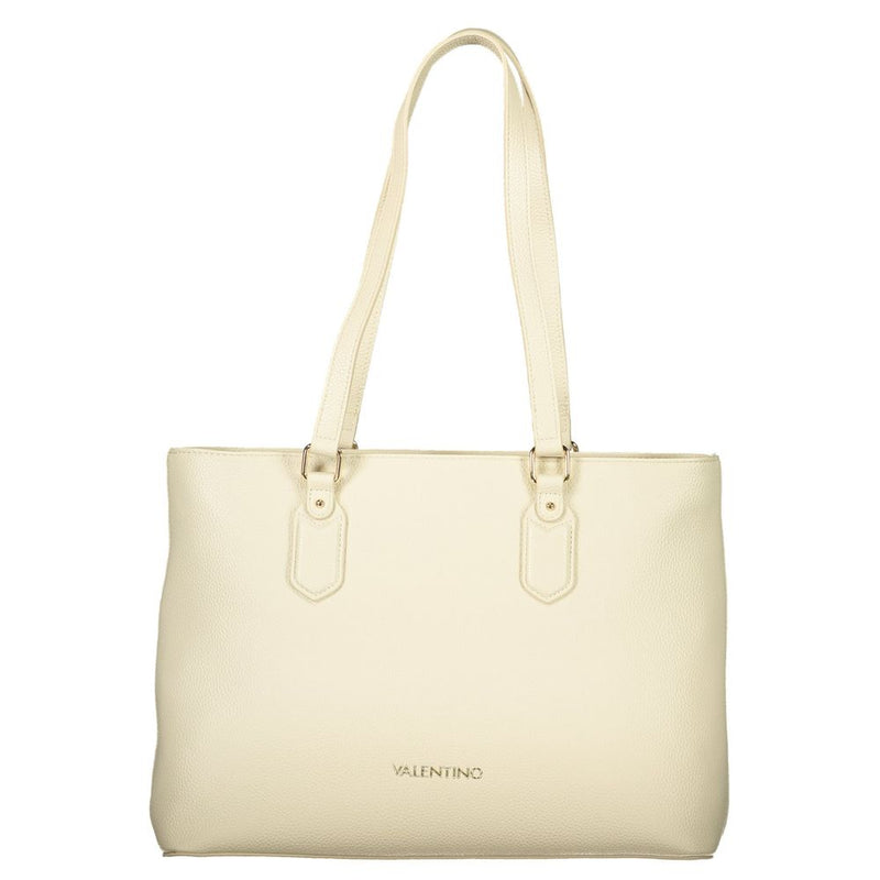 Mario Valentino Beige Polyethylene Handbag - Stylish & Functional