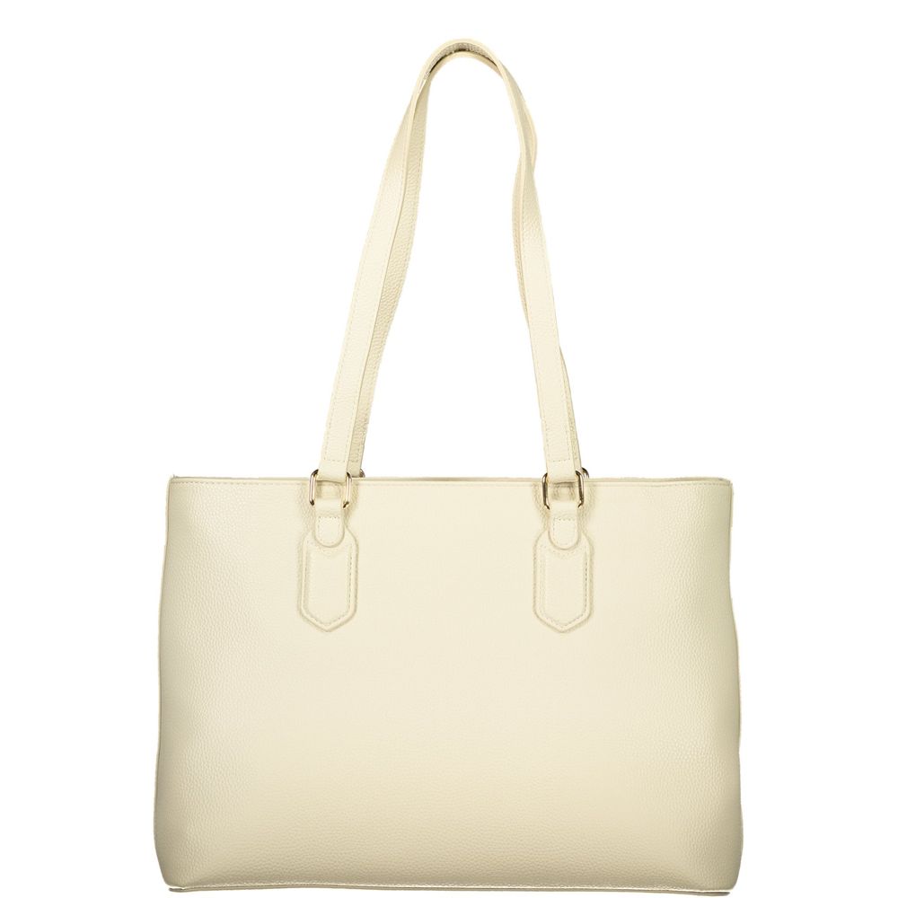 Mario Valentino Beige Polyethylene Handbag - Stylish & Functional
