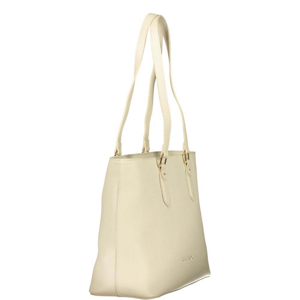 Mario Valentino Beige Polyethylene Handbag - Stylish & Functional