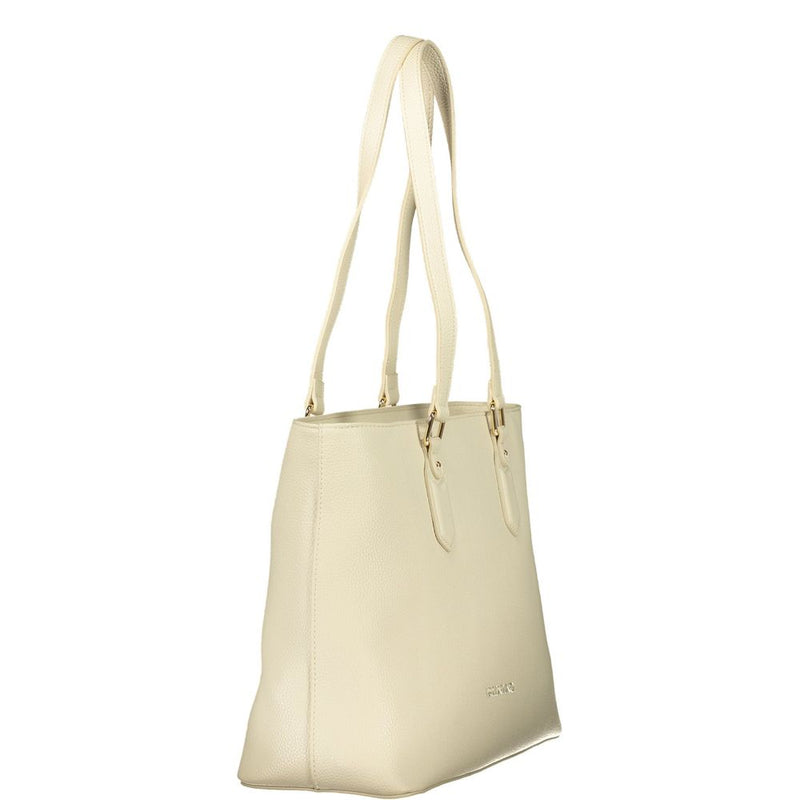 Mario Valentino Beige Polyethylene Handbag - Stylish & Functional