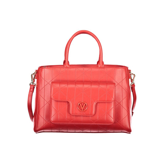 Mario Valentino Rosso Polyurethane Handbag for Women