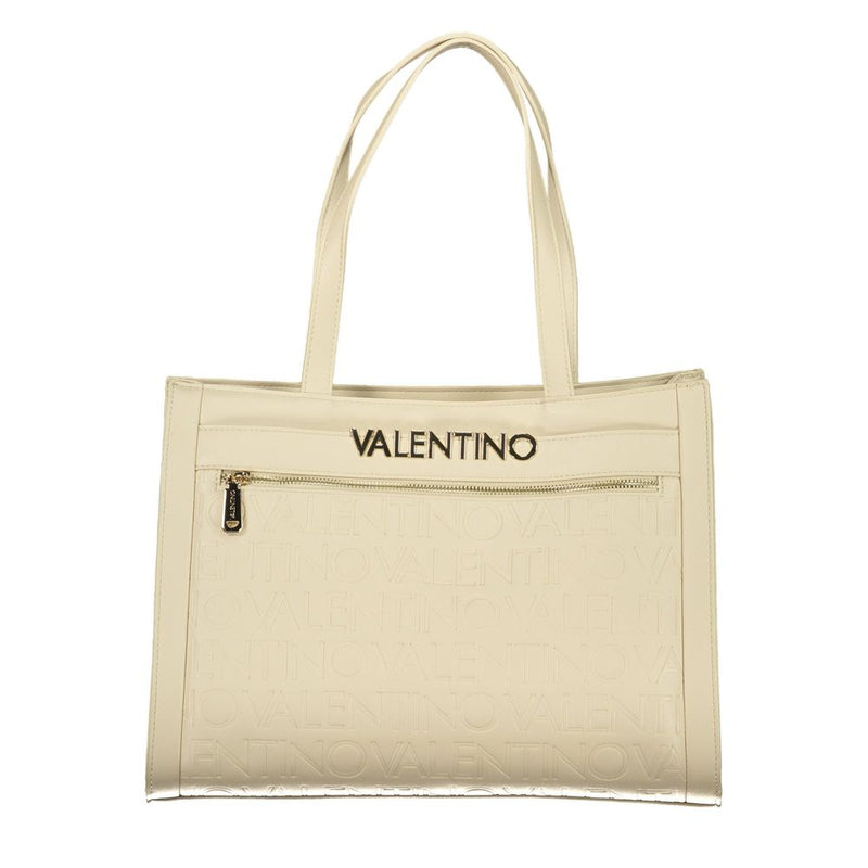 Mario Valentino Beige Polyurethane Women's Handbag
