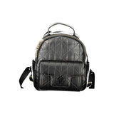 Mario Valentino Black Polyurethane Women's Backpack