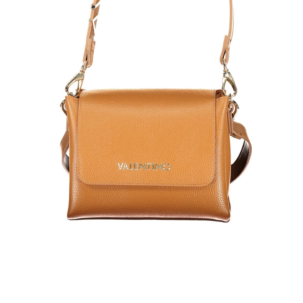 Mario Valentino Brown Polyurethane Women's Handbag