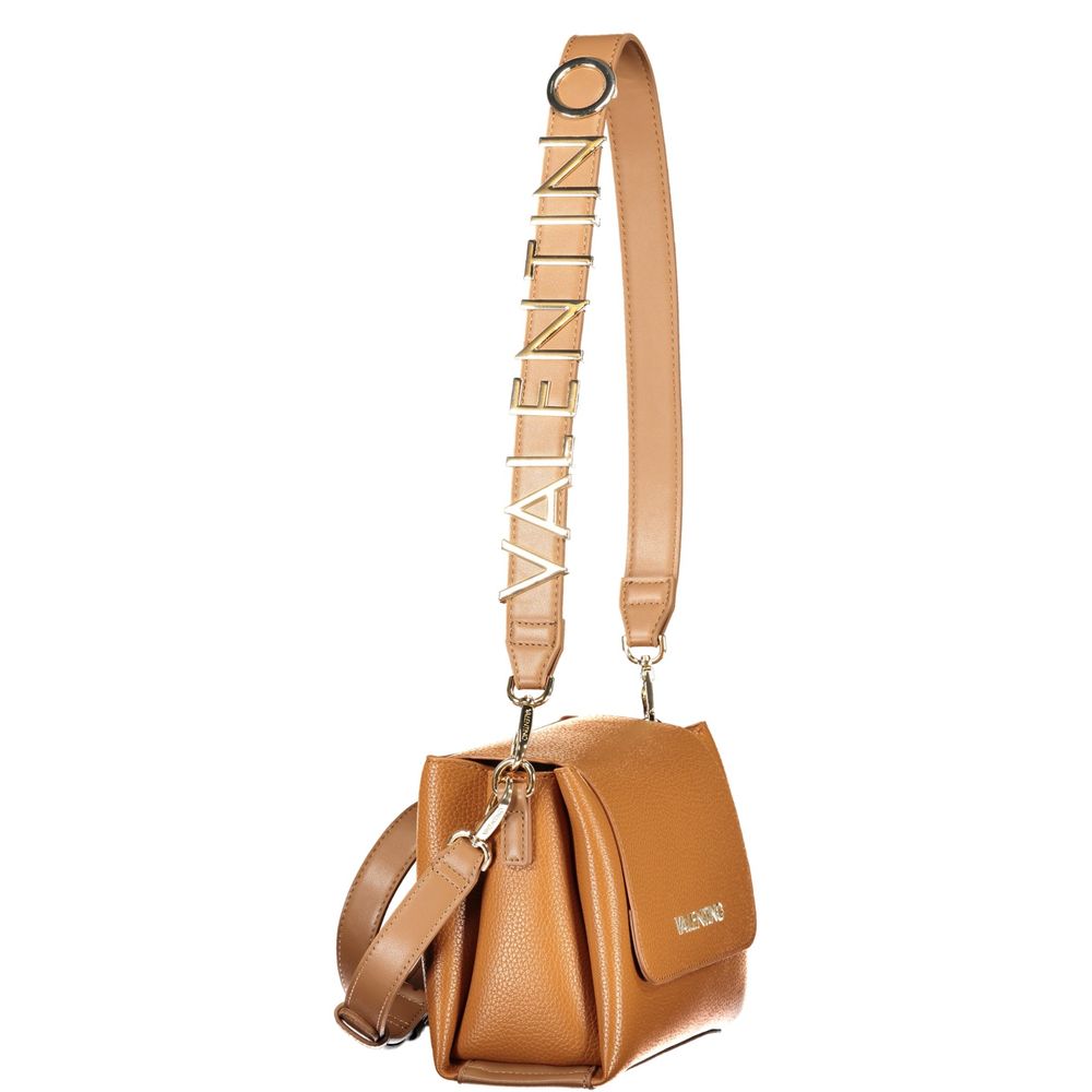 Mario Valentino Brown Polyurethane Women's Handbag