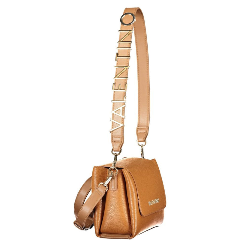 Mario Valentino Brown Polyurethane Women's Handbag