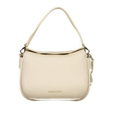 Mario Valentino Beige Polyurethane Women's Bag with Removable Strap