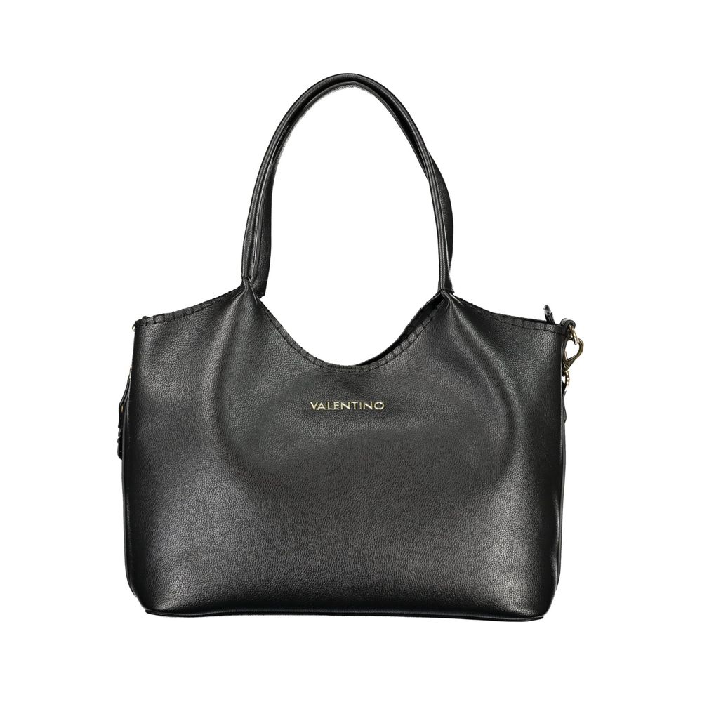 Mario Valentino Black Polyurethane Women's Shoulder Bag