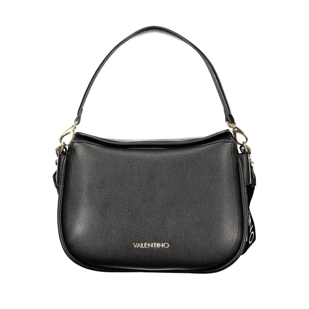 Mario Valentino Black Polyurethane Women's Shoulder Bag