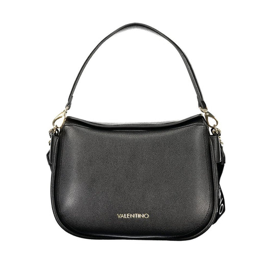 Mario Valentino Black Polyurethane Women's Shoulder Bag