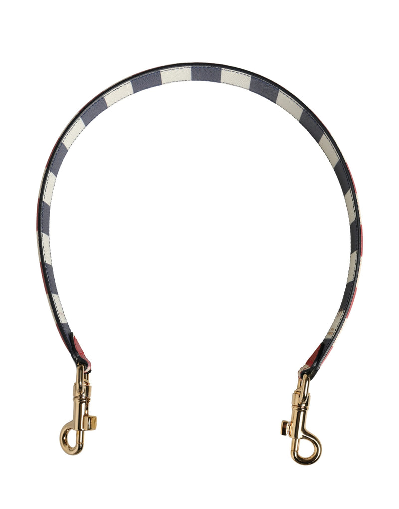 Dolce & Gabbana Multicolor Leather Shoulder Strap Accessory