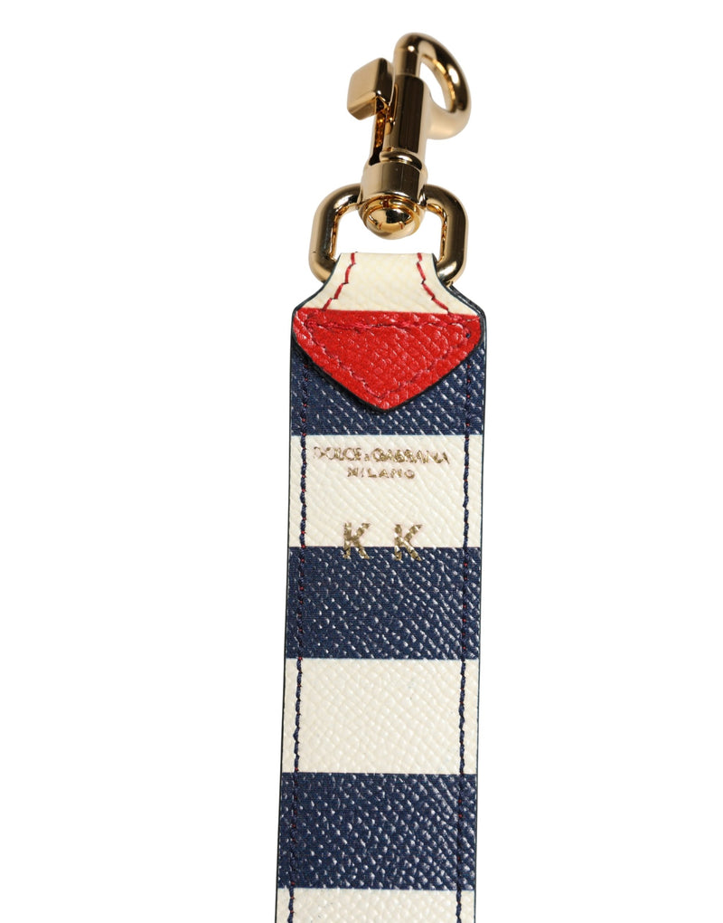 Dolce & Gabbana Multicolor Leather Shoulder Strap Accessory
