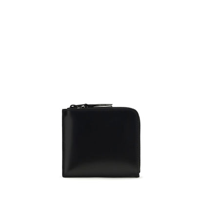 Comme Des Garçons Portefeuille Bos Taurus en cuir de veau noir