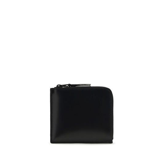 Comme Des Garçons Portefeuille Bos Taurus en cuir de veau noir