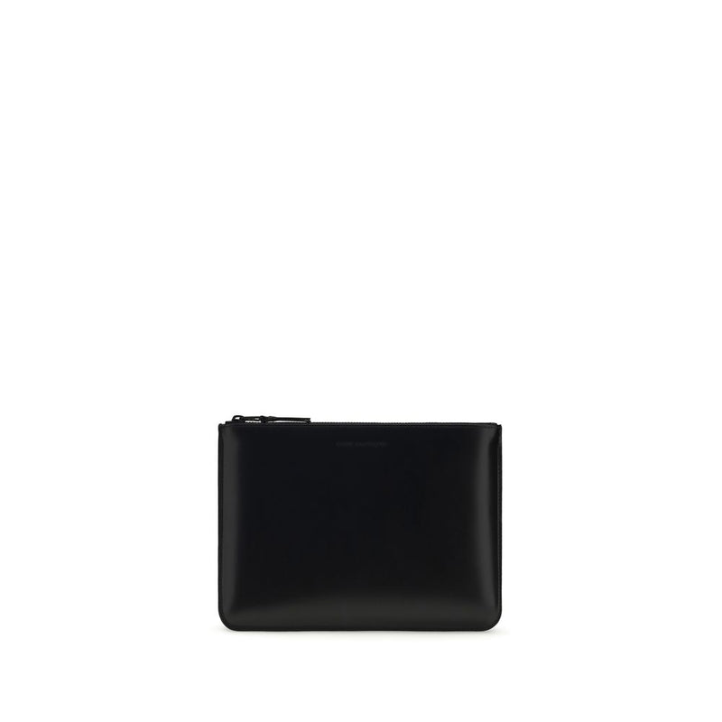 Comme Des Garçons Portefeuille Bos Taurus en cuir de veau noir