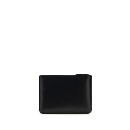 Comme Des Garçons Portefeuille Bos Taurus en cuir de veau noir
